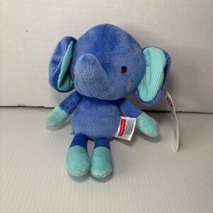 NWT Fisher Price My Little SnugaMonkey Blue/Aqua Elephant Stuffed Animal 2014